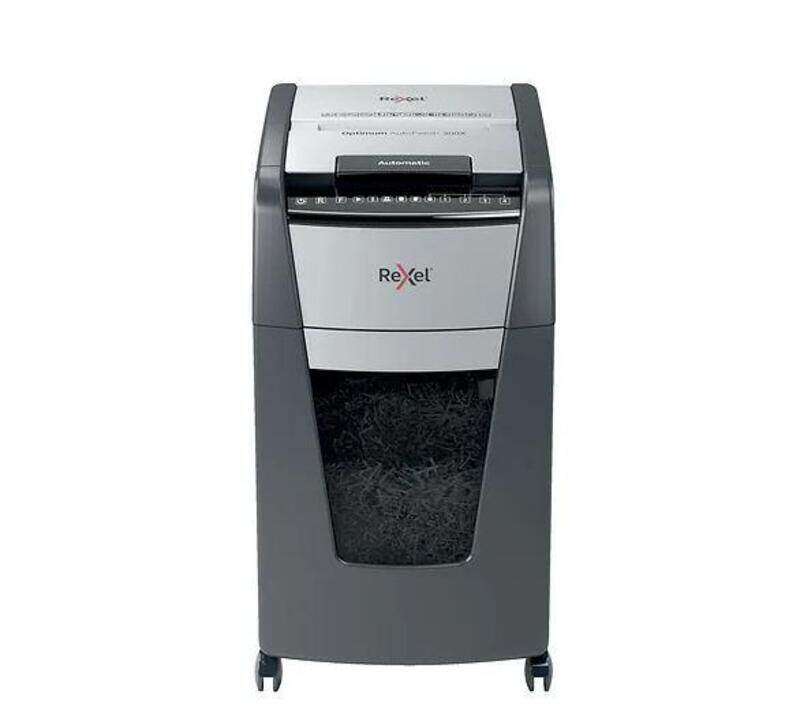 

Rexel Optimum AutoFeed+ 300X Automatic Cross Cut Paper Shredder