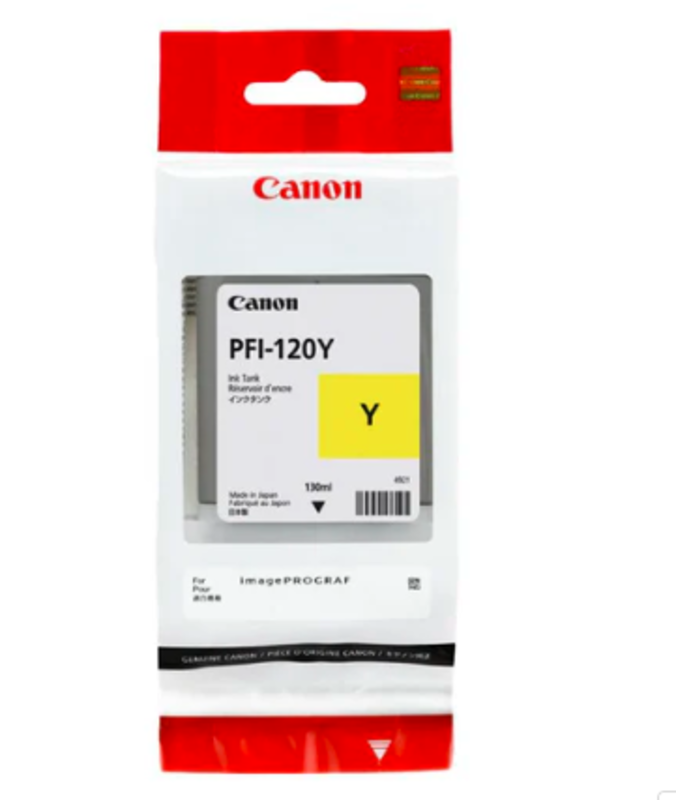 

Canon PFI-120Y -Yellow Ink Cartridge (130ML)