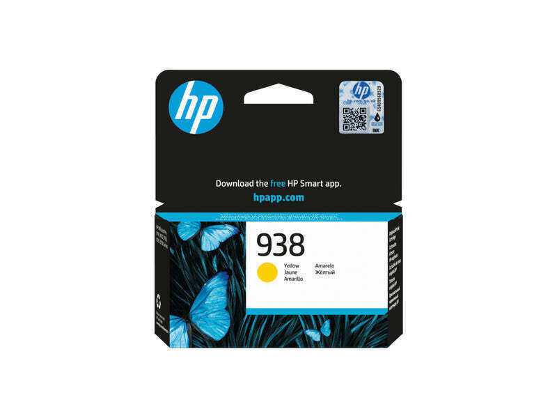 

HP 938 Yellow Original Ink Cartridge (4S6X7PE)