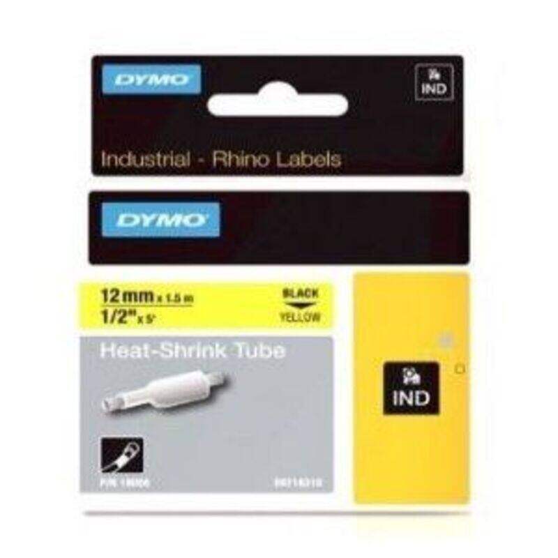 

Dymo Rhino 18056 Yellow Heat Shrink Tube 1/2" (12mm)