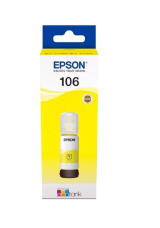 

Epson 106 EcoTank Yellow Ink Bottle (70 ml)
