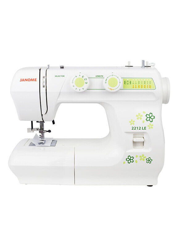 

Janome 2212 LE Sewing Machine, 12 Stitches, White