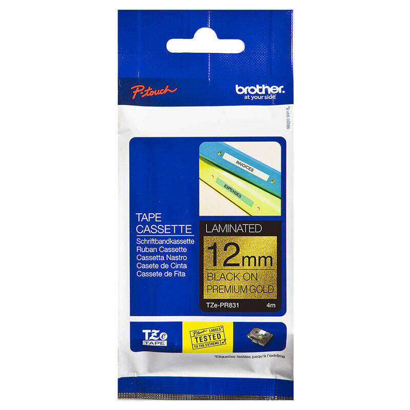 

Brother Satin Ribbon Premium Gold 12mm TZE-PR831
