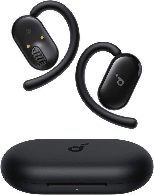 

Anker soundcore V20i Open-Ear Headphones, Adjustable Ear Hooks, Ultra-Comfort, Snug Fit, Deep Bass, Clear Calls, IP55, LED Lights, 36H Playtime, Bluet