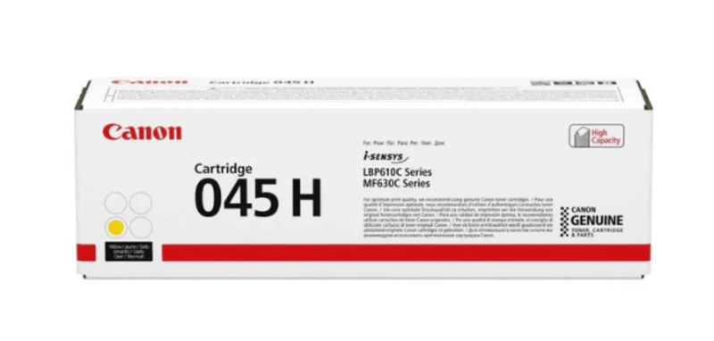 

Canon 045H High Yield Yellow Toner Cartridge