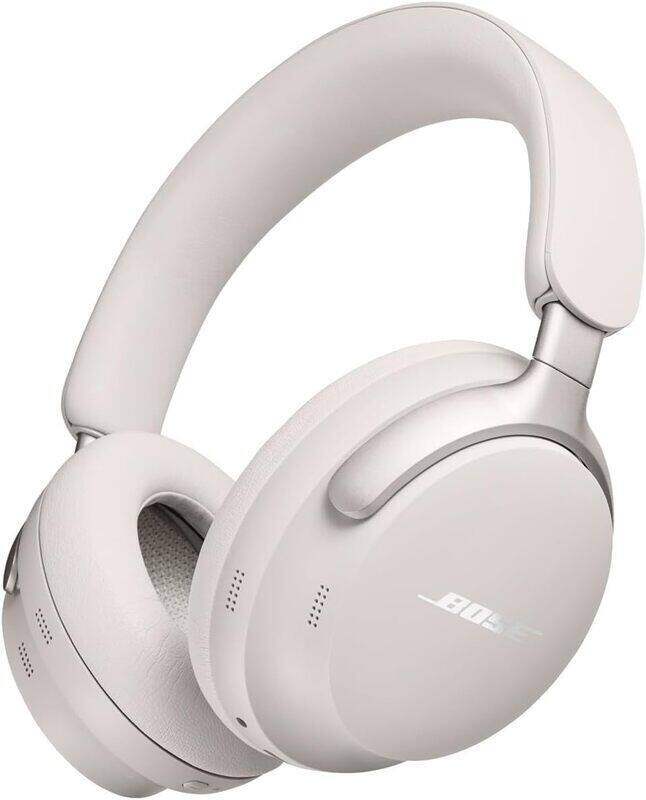 

Bose QuietComfort Ultra Wireless Noise Cancelling Headphones, White Smoke