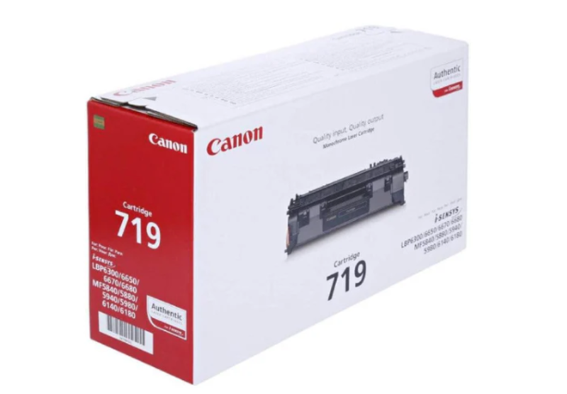 

Canon 719 Black Toner Cartridge