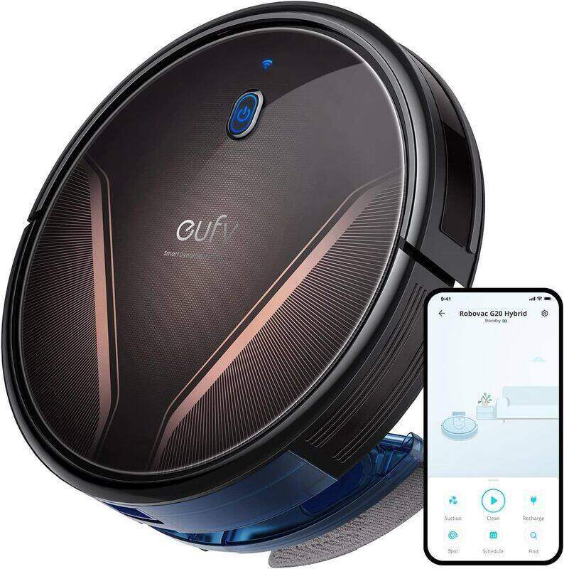 

Anker Eufy RoboVac G20 Hybrid Robot Vacuum Cleaner with Mop
