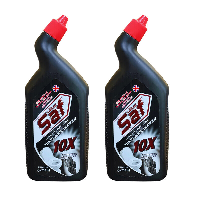 

SAF Toilet Bowl Cleaner Black Charcoal 750ml (Pack of 2)