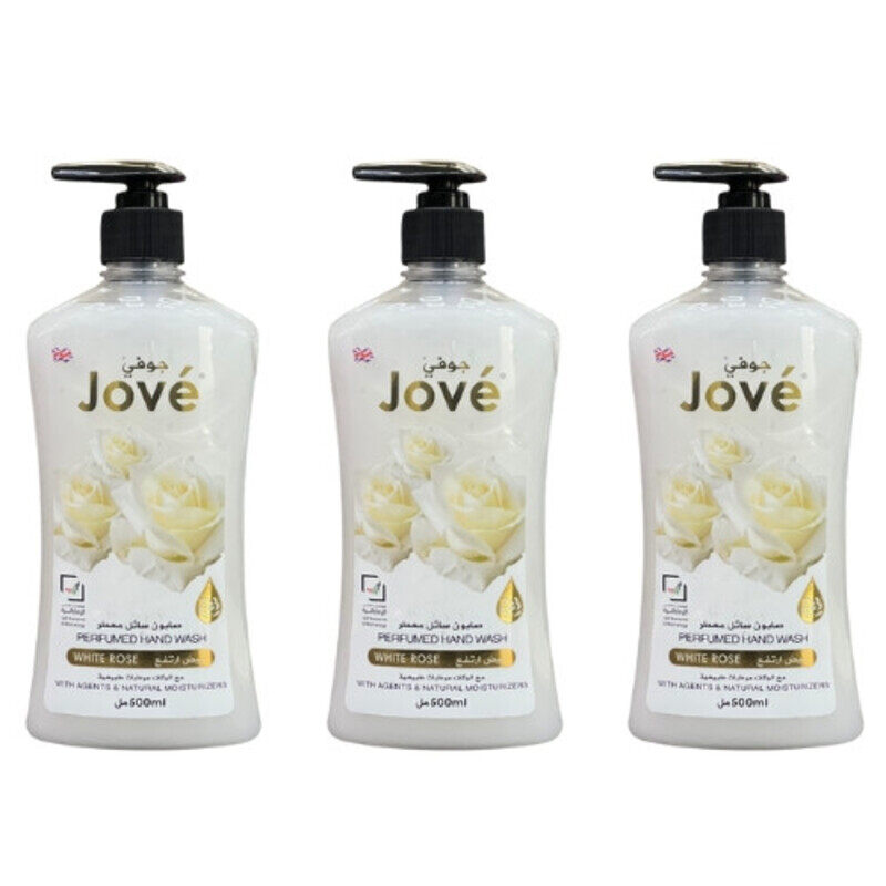 

Jove Hand Wash White Rose 500ML (Pack of 3)