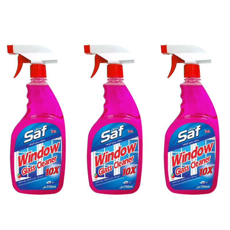 

SAF Windows & Glass Cleaner Pink 750ml (pack of 3)