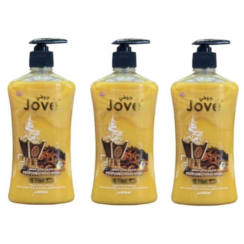 

Jove Hand Wash Oud 500ML (Pack of 3)