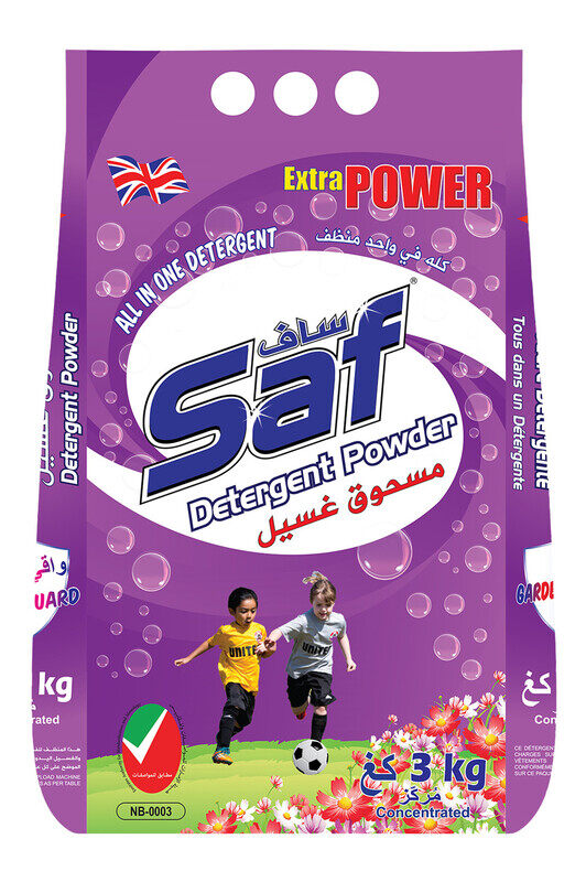 

SAF Detergent Powder Purple 3kg