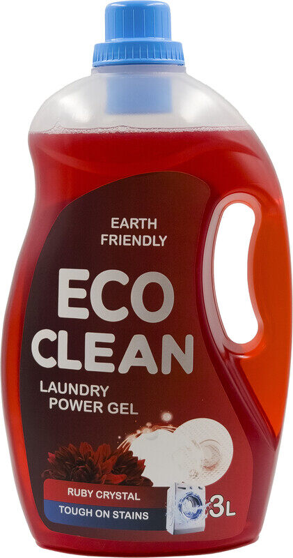 

Earth Friendly Eco Clean Ruby Crystal Laundry Power Gel