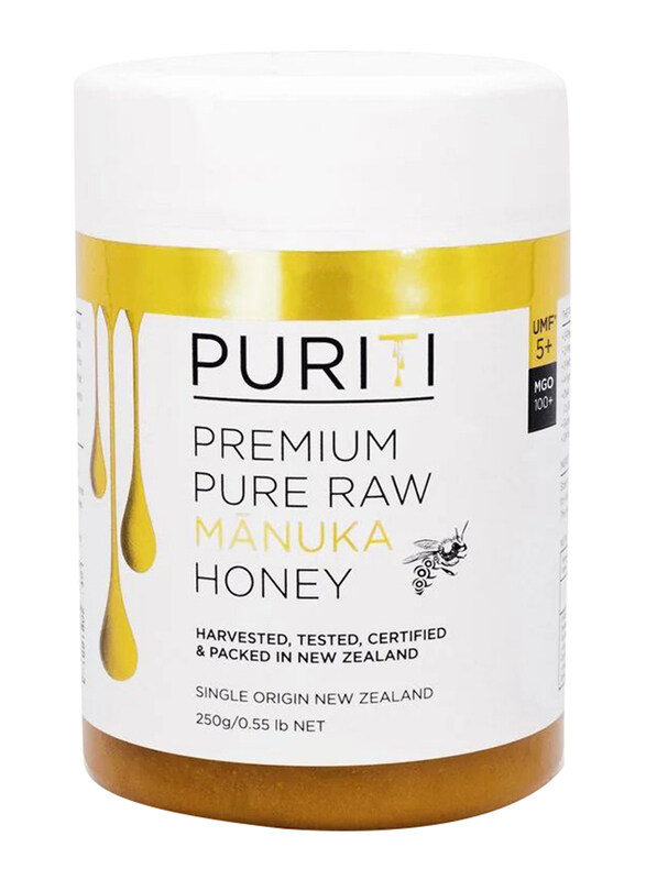 

Puriti Premium Pure Raw Manuka Honey, UMF 5+, MGO100, 250g