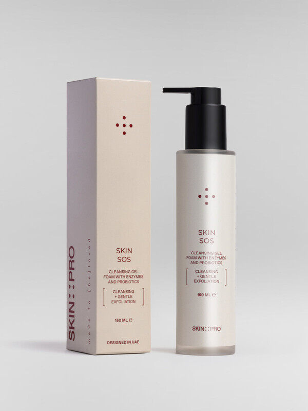 

Skinprobiotic Skin Sos cleansing gel foam with enzymes and probiotics