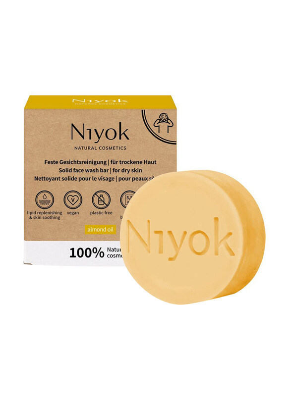 

Niyok Almond Oil Face Wash Bar, 80gm