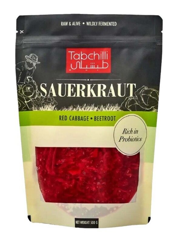 

Tabchilli Sauerkraut Red Cabbage . Beetroot, 500g