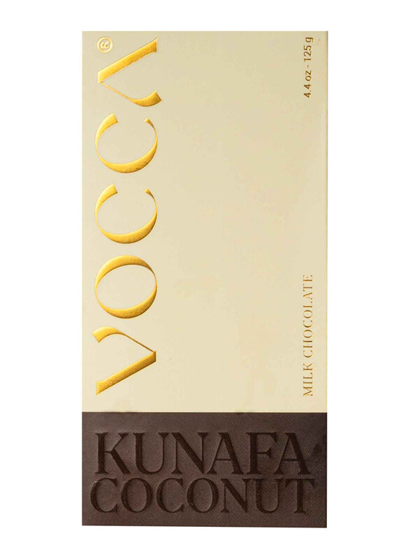 

Vocca Kunafa Coconut Milk Chocolate Bar, 125g
