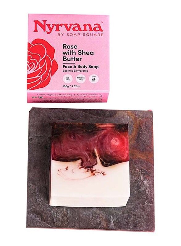 

Nyrvana Rose with Shea Butter Soap, 100gm