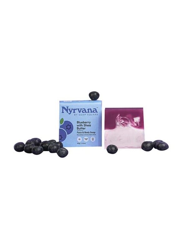 

Nyrvana Blueberry with Shea Butter Face & Body Soap, 100gm