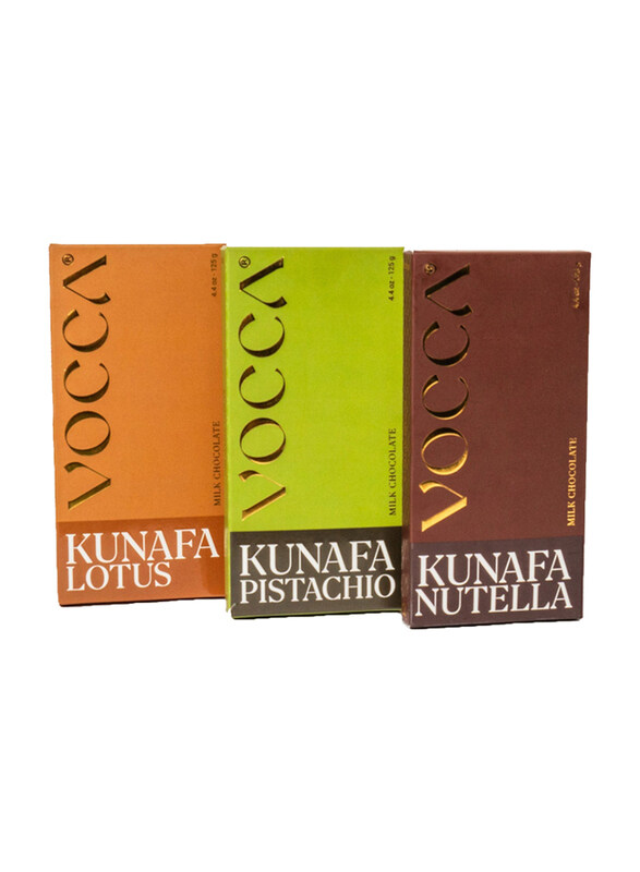 

Vocca Assorted Kunafa Bars, 3 X 125g