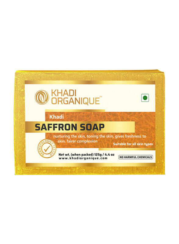 

Khadi Organique Saffron Soap, 125gm