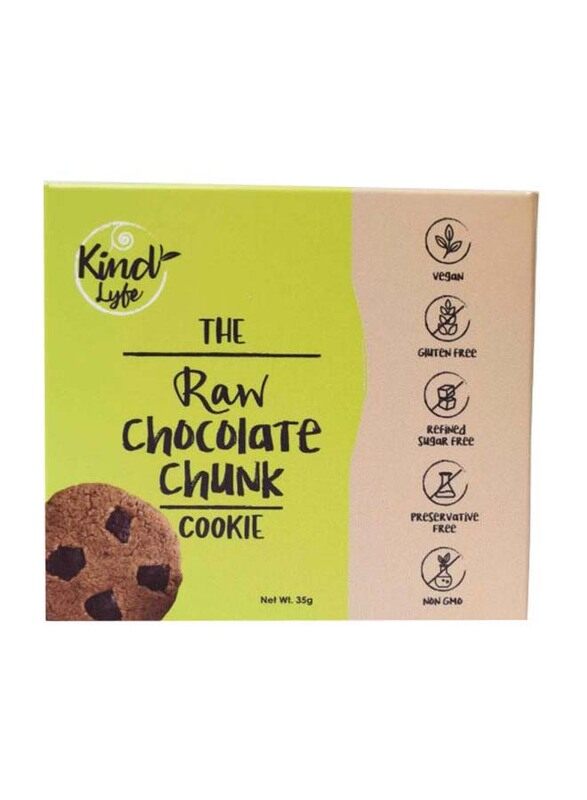 

Kind Lyfe Raw Chocolate Chunk Cookies, 35g