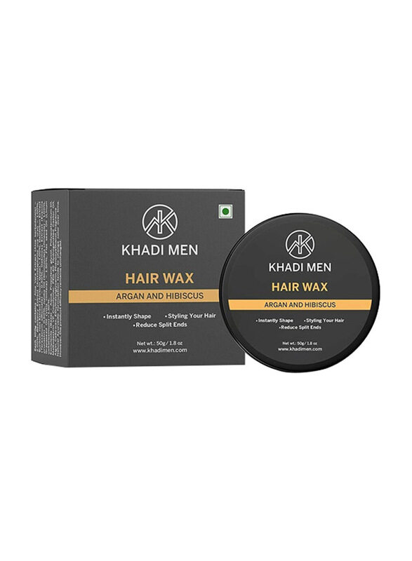 

Khadi Organique Men Hair Wax with Argan & Hibiscus for All Hair Types, 50gm