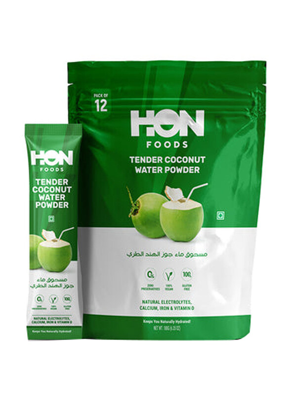 

Hon Foods Tender Coconut Water Powder, 12 x 15gm
