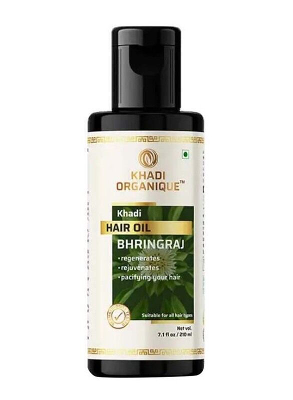 

Khadi Organique Bhringraj Hair Oil for Anti Dandruff, 210ml