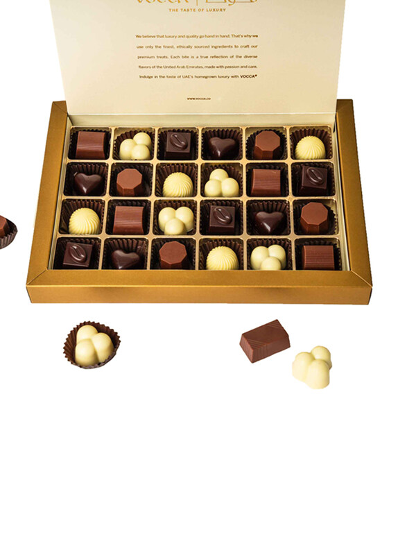 

Vocca Ivory Collection Assorted Pralines, Large, 24 Pieces