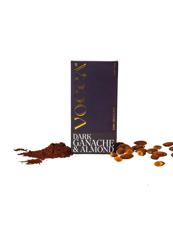 

Vocca Dark Ganache & Almond n Dark Chocolate Bar, 125g