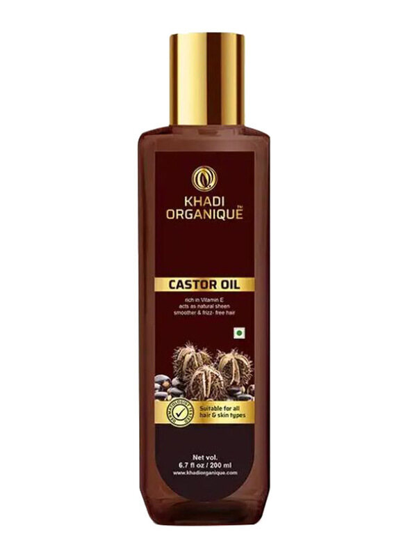 

Khadi Organique Castor Oil for All Hair Types, 200ml