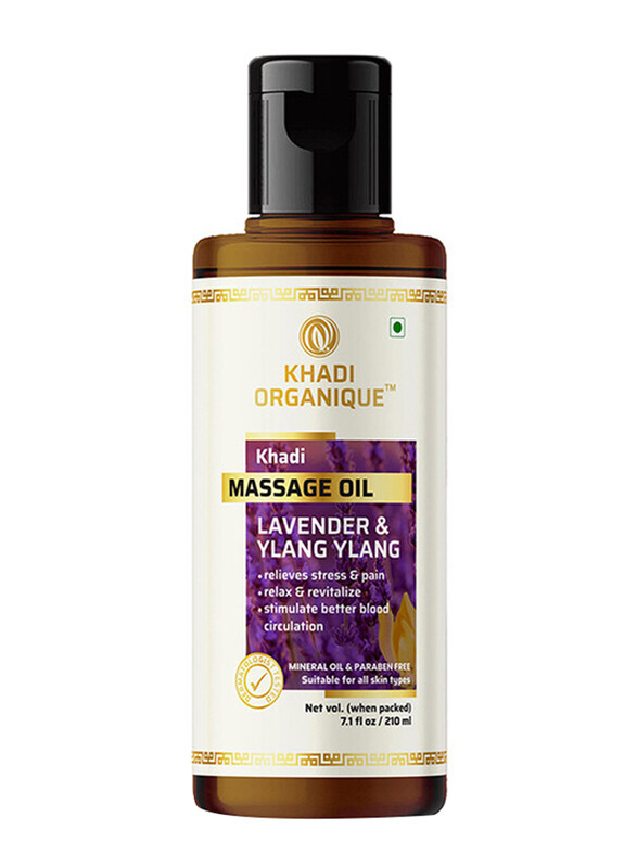 

Khadi Organique Lavender & Ylang Massage Oil, 210ml