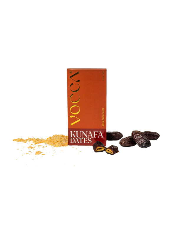 

Vocca Dates Kunafa in Milk Chocolate Bar, 125g