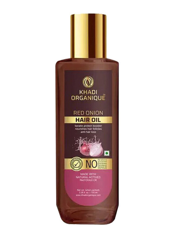 

Khadi Organique Red Onion Mineral Free Hair Oil for All Hair Types, 100ml