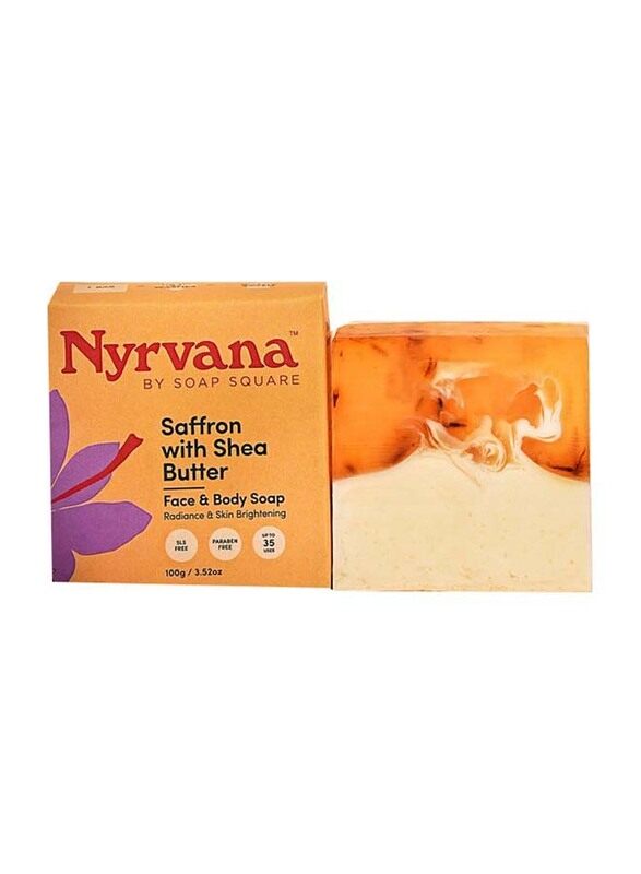 

Nyrvana Saffron with Sea Butter Face & Body Soap, 100gm