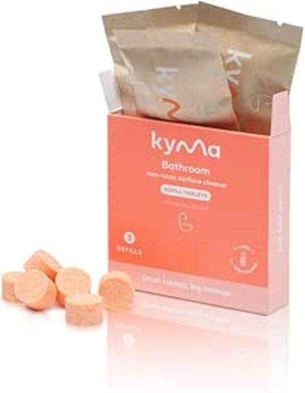 

Kyma Bathroom Refill, Non-Toxic Cleaner, 3 x 500ml, Citrus Blossom