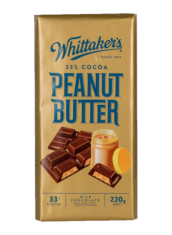 

Whittakers Peanut Butter Chocolate Bar, 220g