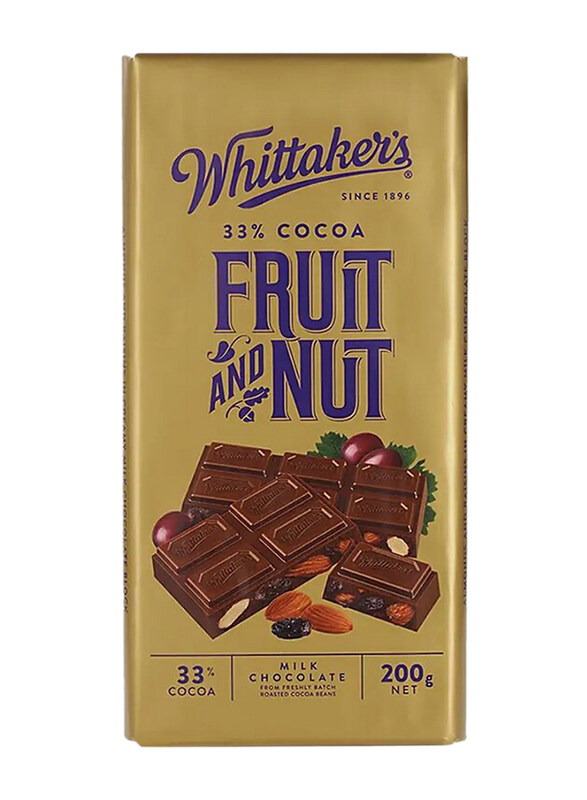 

Whittakers Fruit & Nut Chocolate Bar, 200g