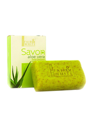 Fair & White Savon Aloe Vera Exfoliating Soap, Green, 200gm