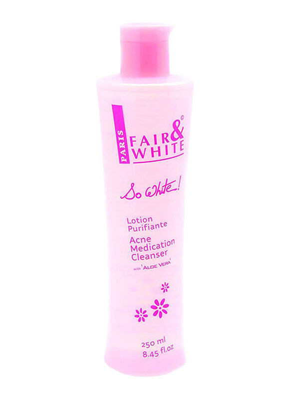 

Fair & White So White Acne Medication Cleanser, Pink, 250ml