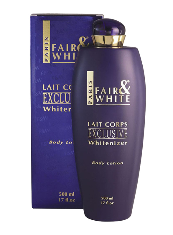 Fair & White Exclusive Whitenizer Body Lotion, Blue, 500ml