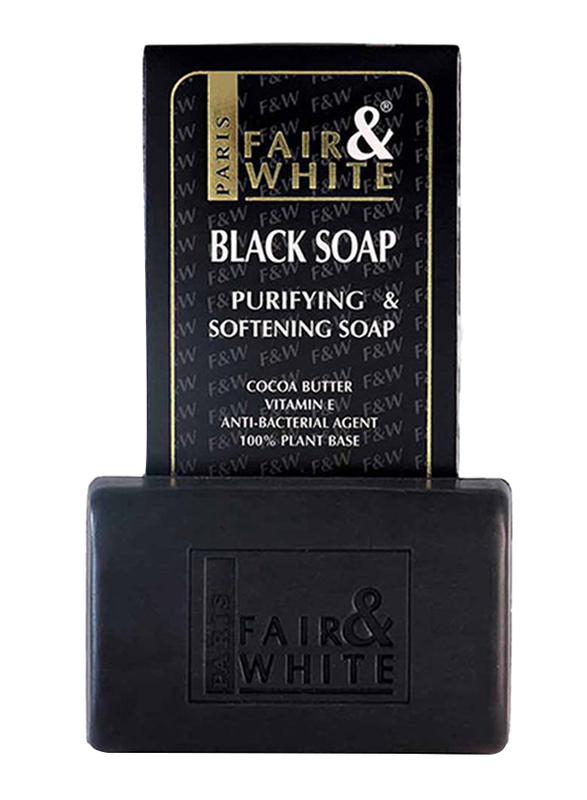 Fair & White Original Savon Vitamin E Purifiant Soap, Black, 200gm