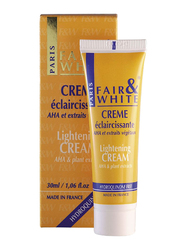 Fair & White AHA Lightening Cream, Orange, 30ml