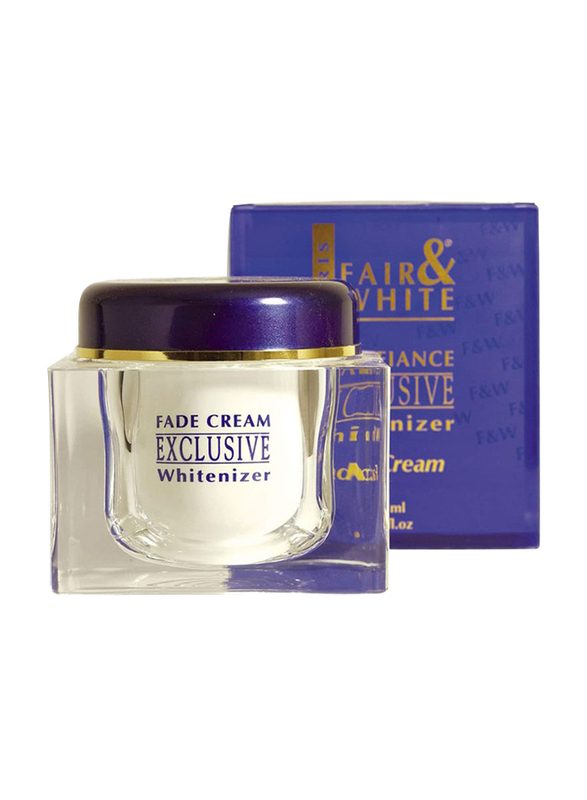 Fair & White Exclusive Whitenizer Fade Cream, Blue, 200ml
