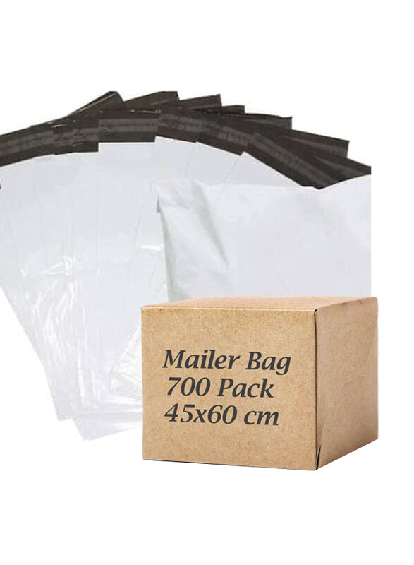

Markq Poly Mailers Bags, 45 x 60cm, 700 Piece, White