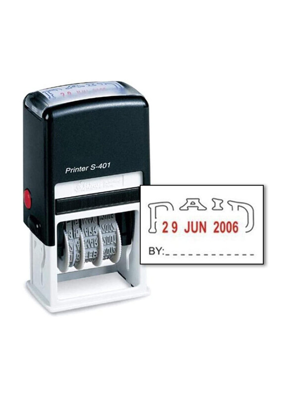 

Markq Paid Stamp with Date, Black