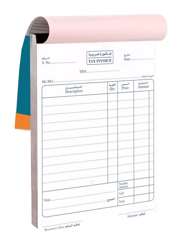 

Markq Invoice Book, 50 Sheets, 10 Pieces, White